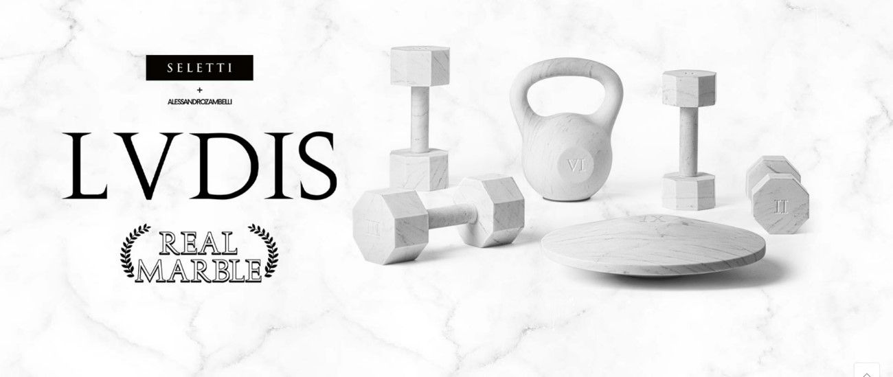 Фигурка Seletti Lvdis Marble Kettlebell 10131