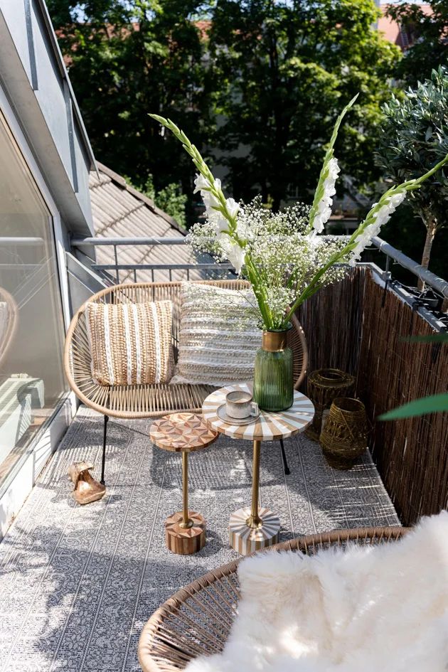 Ковер уличный KARE Outdoor Teppich Medaillon 55663