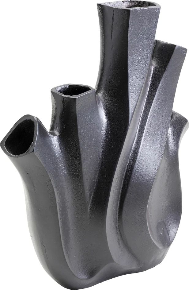 Ваза KARE Vase Flame Schwarz 55216
