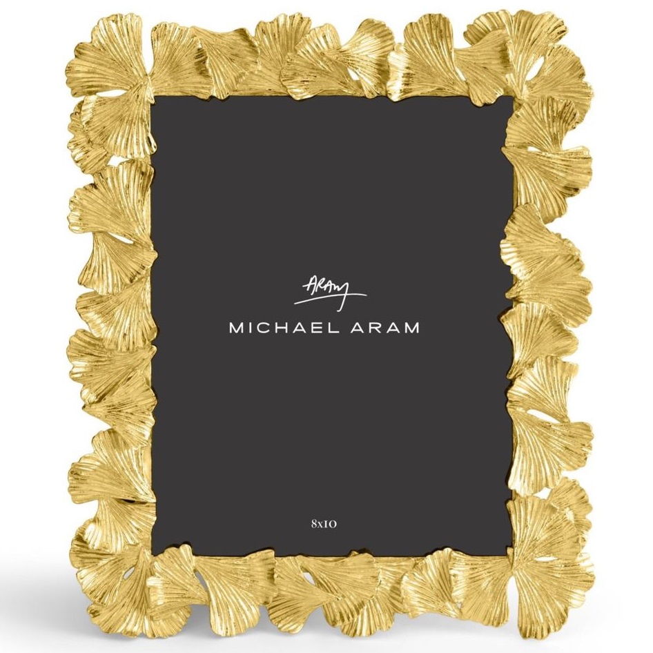 Фоторамка Michael Aram Golden Ginkgo Frame 132105