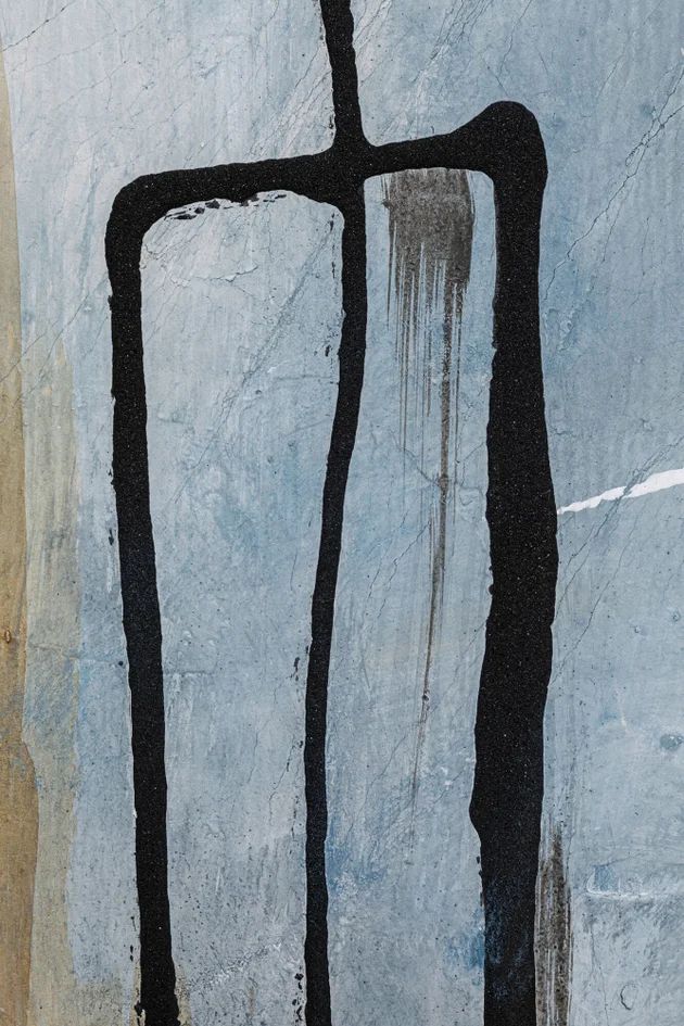 Картина KARE Gerahmtes Bild Dust Blau 54196