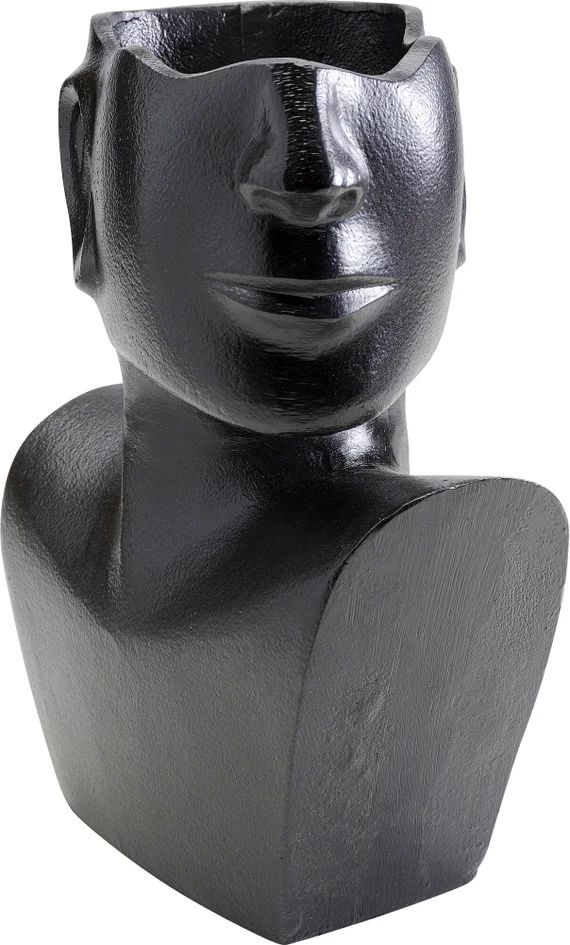 Ваза KARE Vase Rostro Side Schwarz 55218