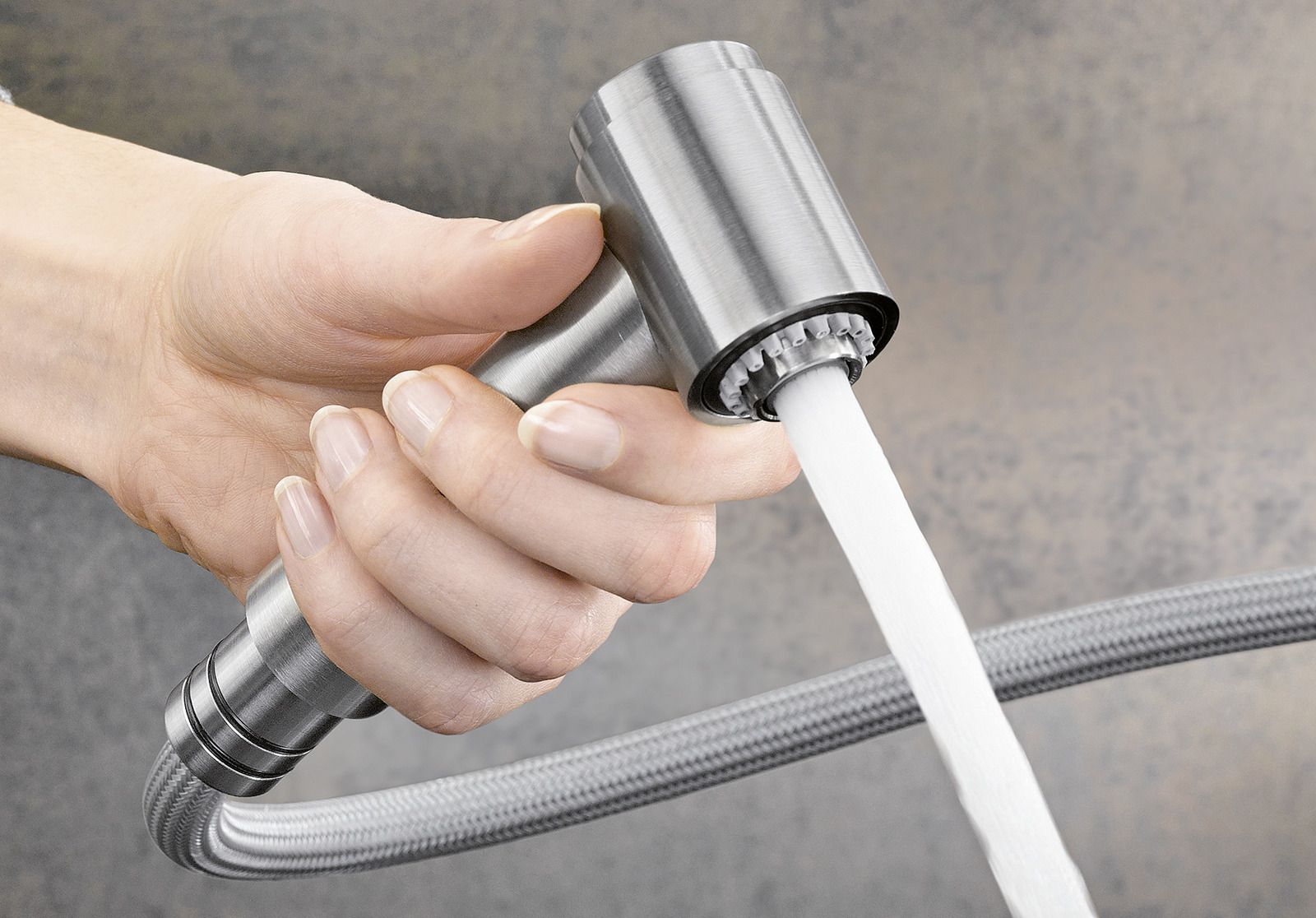 Кухонный смеситель Blanco Ambis-S Stainless Steel 523119