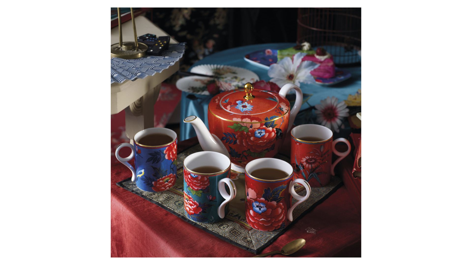 Кружка Wedgwood Paeonia Blush Green Mug 40032117