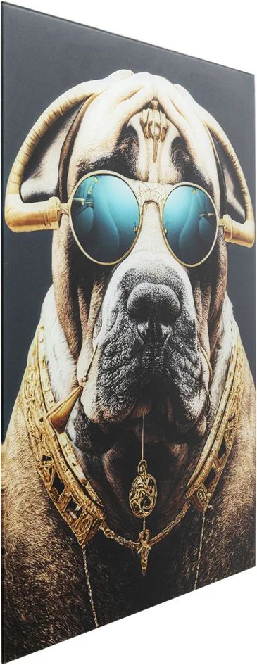 Картина KARE Glasbild Fashion Dog 57008