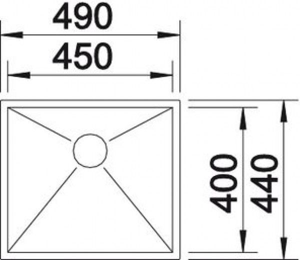 Кухонная мойка Blanco Zerox 450-IF InFino 521586