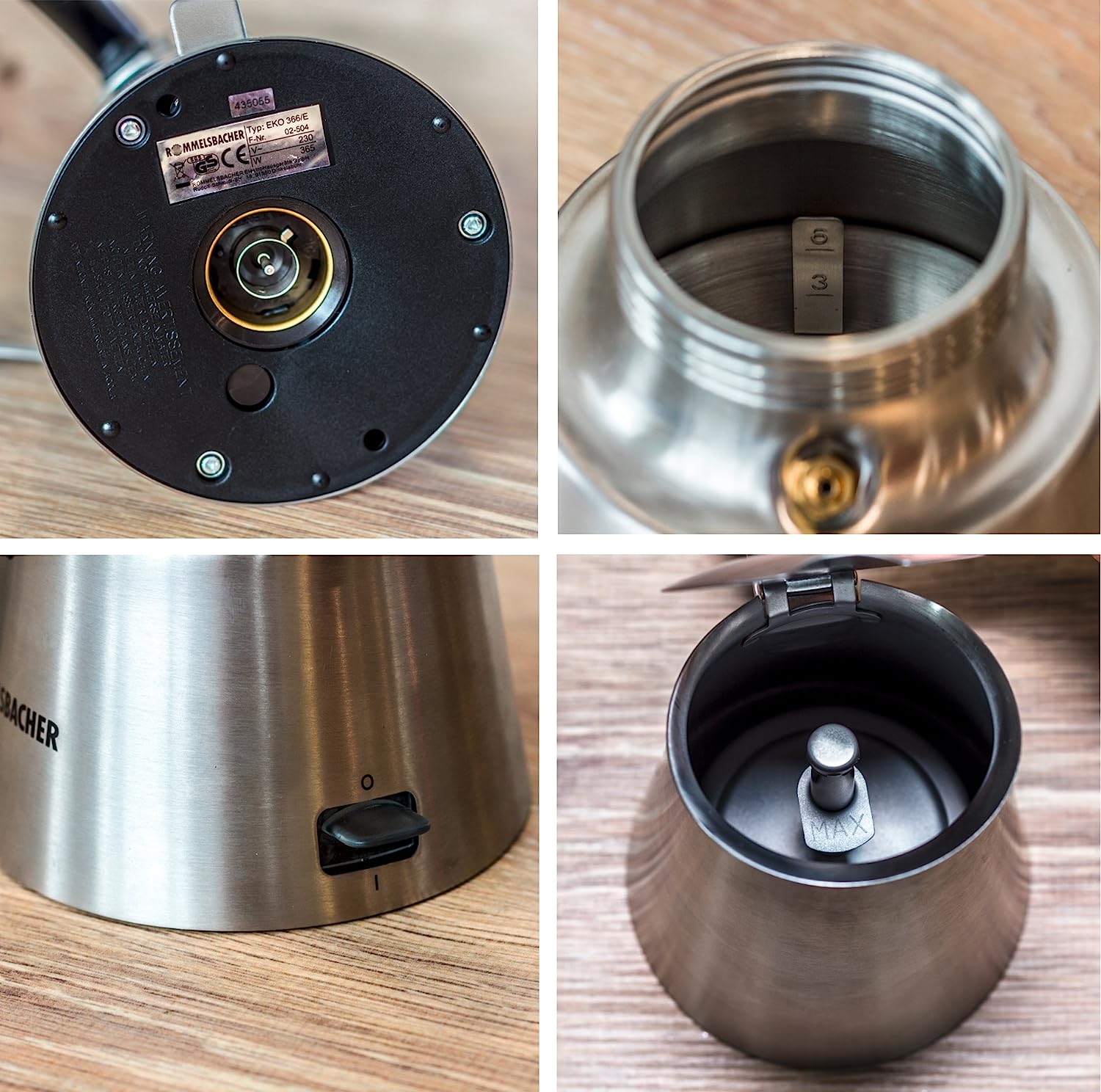 Кофеварка гейзерная Rommelsbacher EKO 366/E