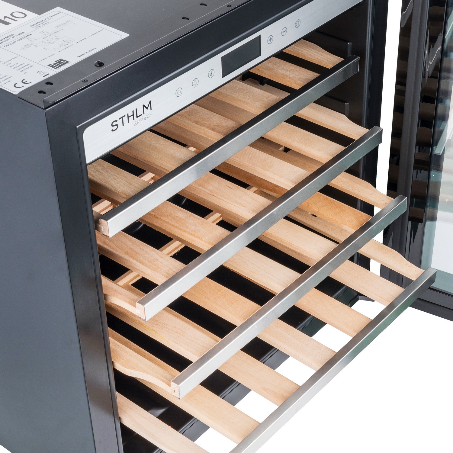 Встраиваемый винный шкаф Temptech STZ60SX STHLM