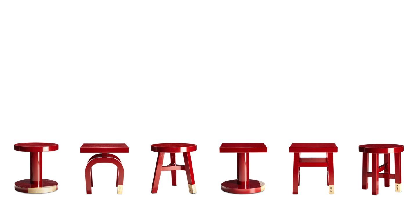 Приставной столик Moooi Common Comrades Seamstress Red 8718282338064