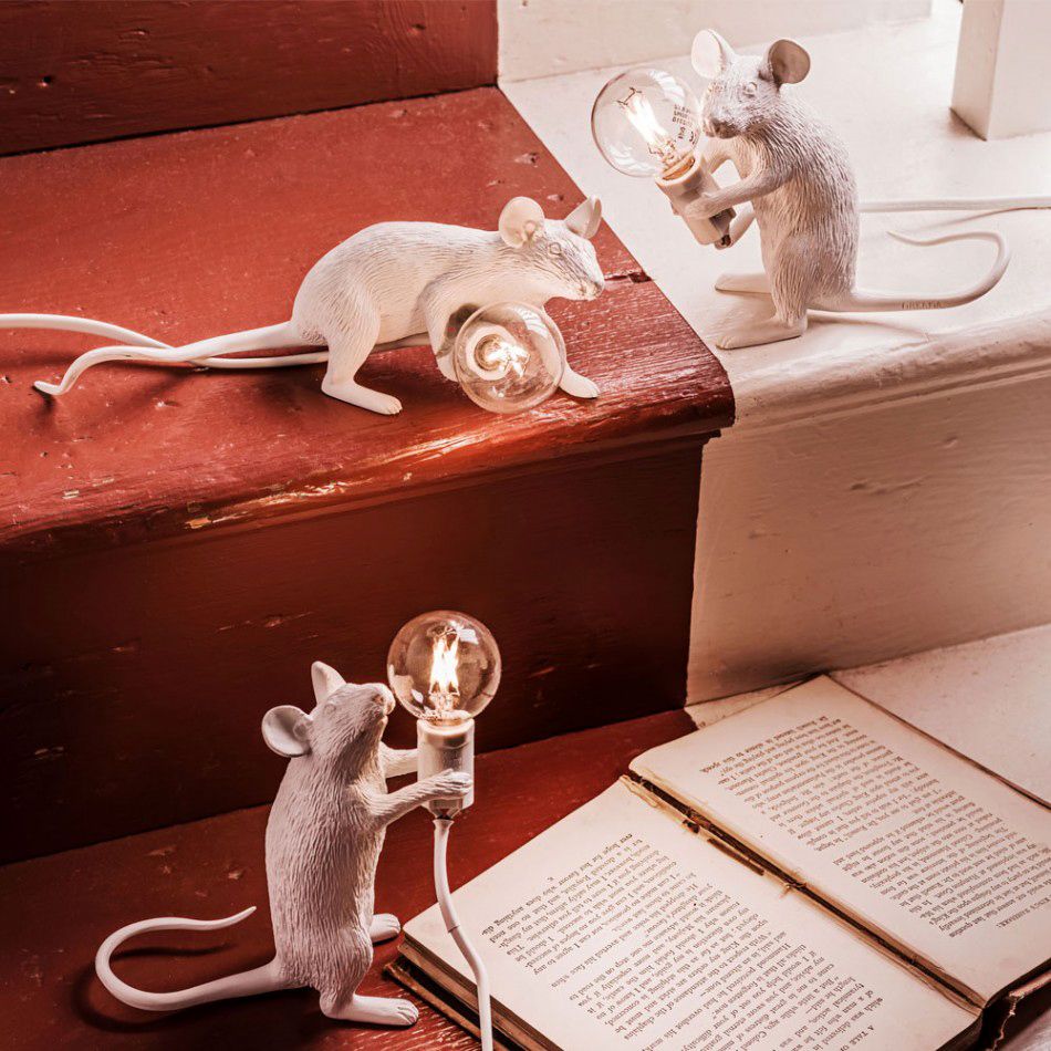 Настольная лампа Seletti Mouse Lamp Step 15220