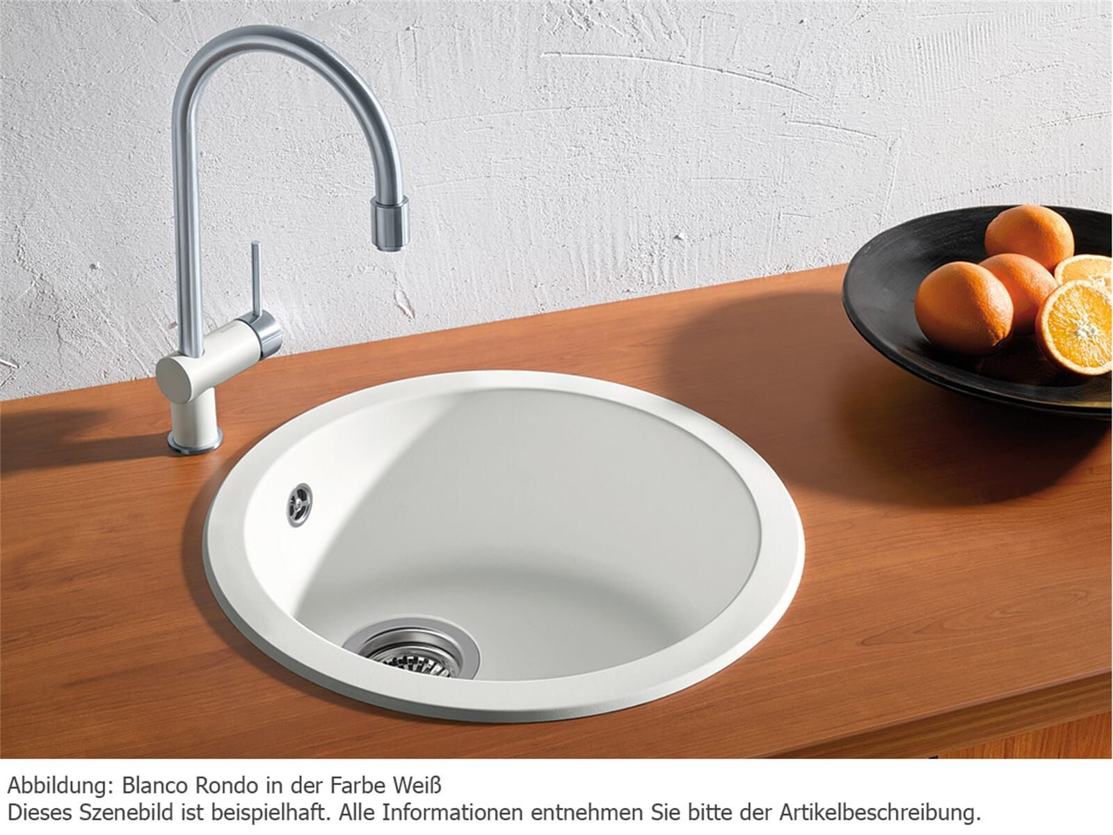 Кухонная мойка Blanco Rondo Silgranit Anthracite 511629