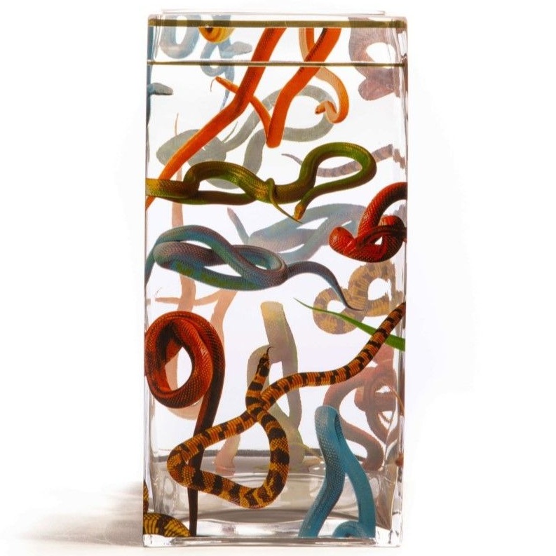 Ваза Seletti Glass Vase Big Snakes 14151