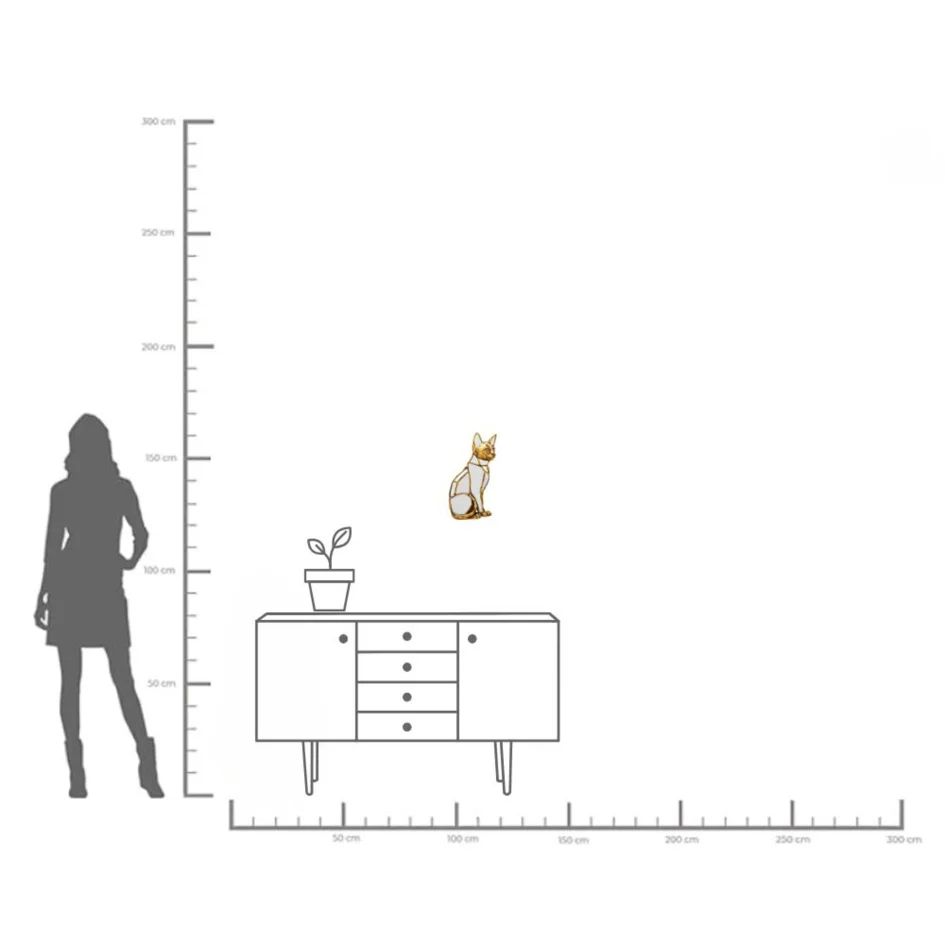 Панно настенное KARE Wandobjekt Cat Mirror 56982