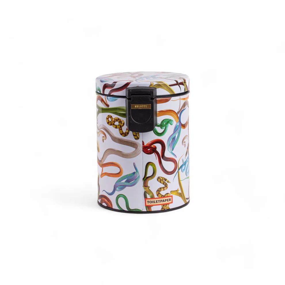 Мусорное ведро Seletti Dustbin Snakes White 13446