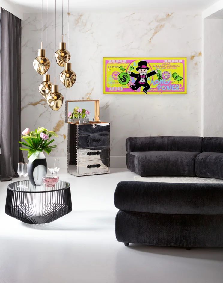 Картина KARE Gerahmtes Bild Graffiti Money 56678