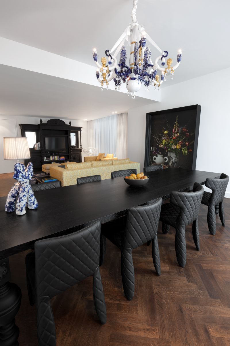 Обеденный стул Moooi Monster Diamond Chair Yellow PMONSDIXNI