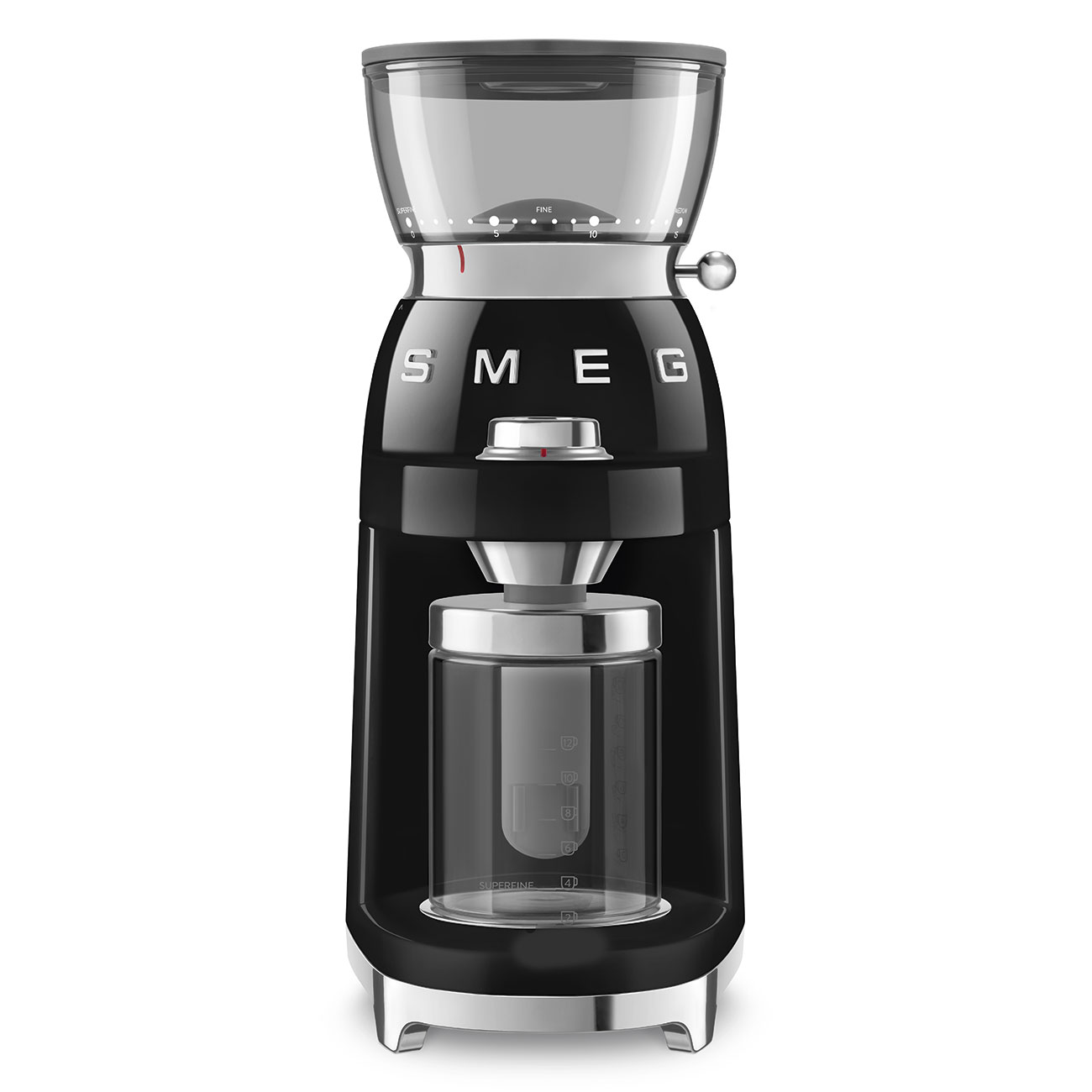 Кофемолка Smeg Macinacaffè 50's Style Nero CGF03BLEU