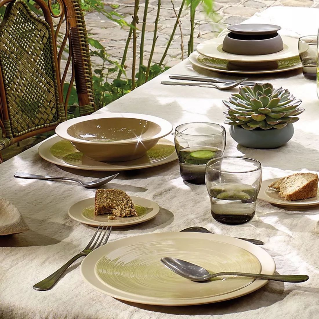 Тарелка пирожковая Degrenne Bahia Dune 230918