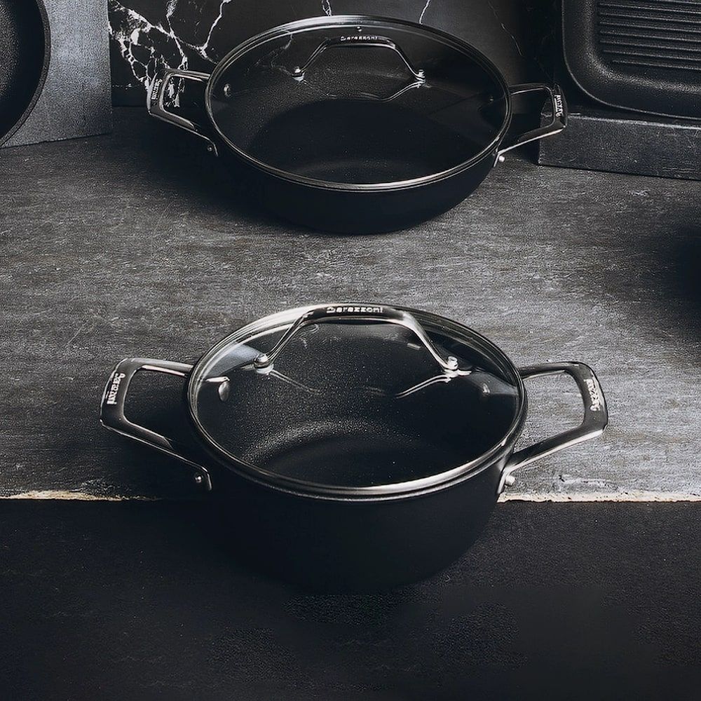 Кастрюля с крышкой Barazzoni Black Titan 85560202498