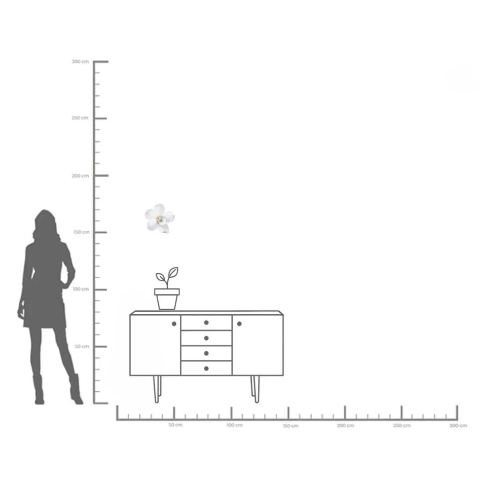 Панно настенное KARE Wandschmuck Orchid Weiß 69265