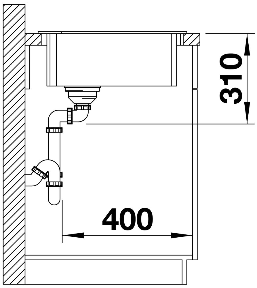 Кухонная мойка Blanco Zia 9E Silgranit Anthracite 514764