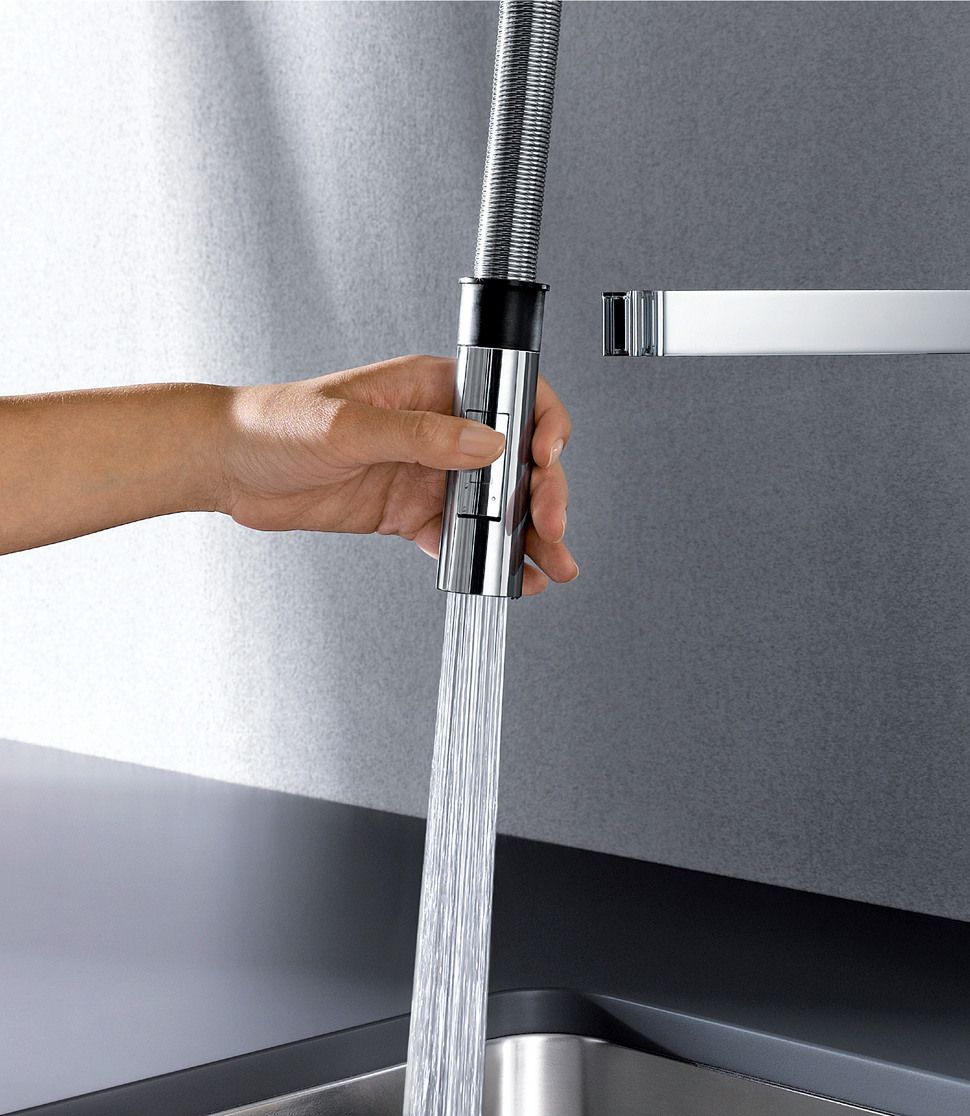 Кухонный смеситель Blanco Culina-S Stainless Steel 517598