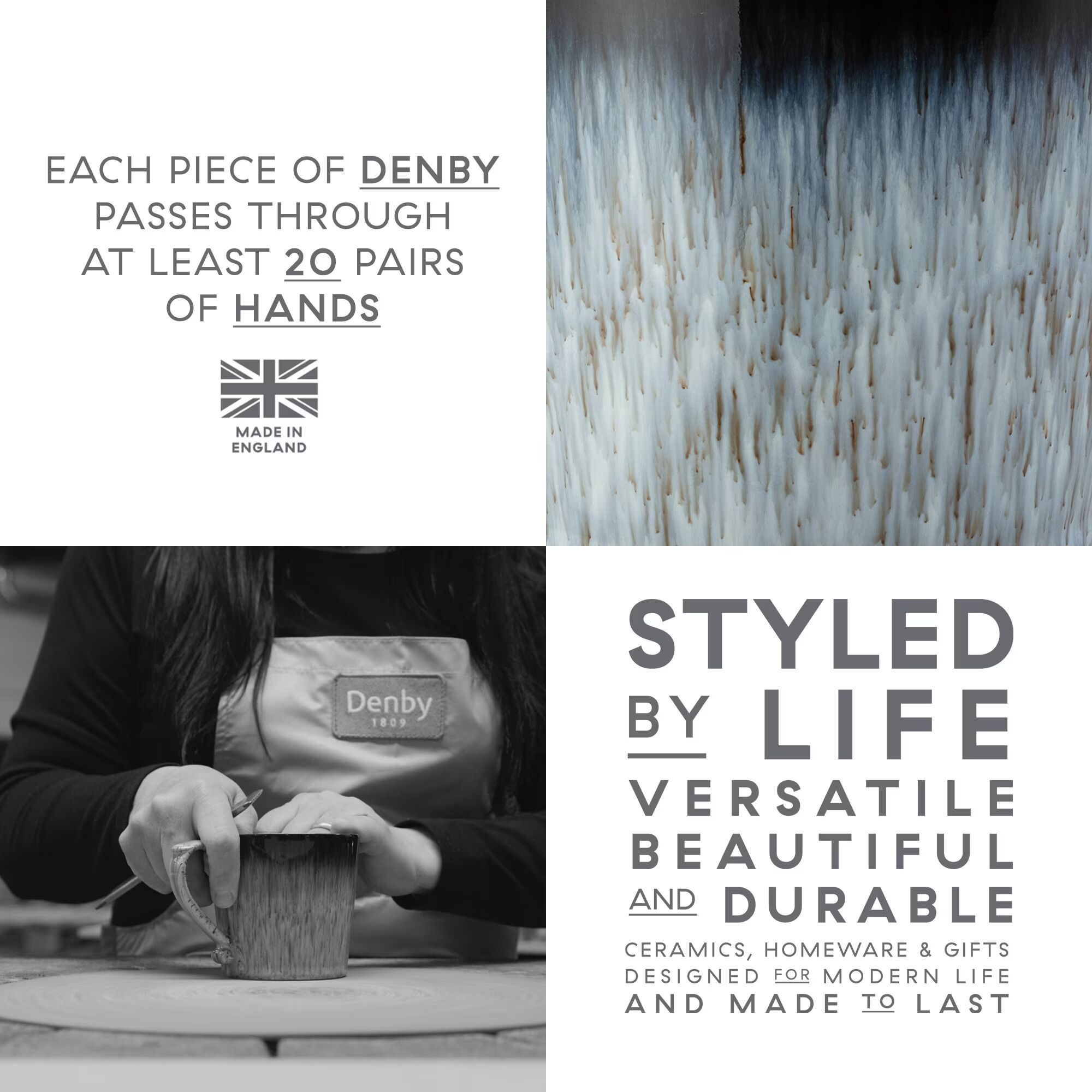 Тарелка десертная Denby Halo Small Coupe Plate 199012203