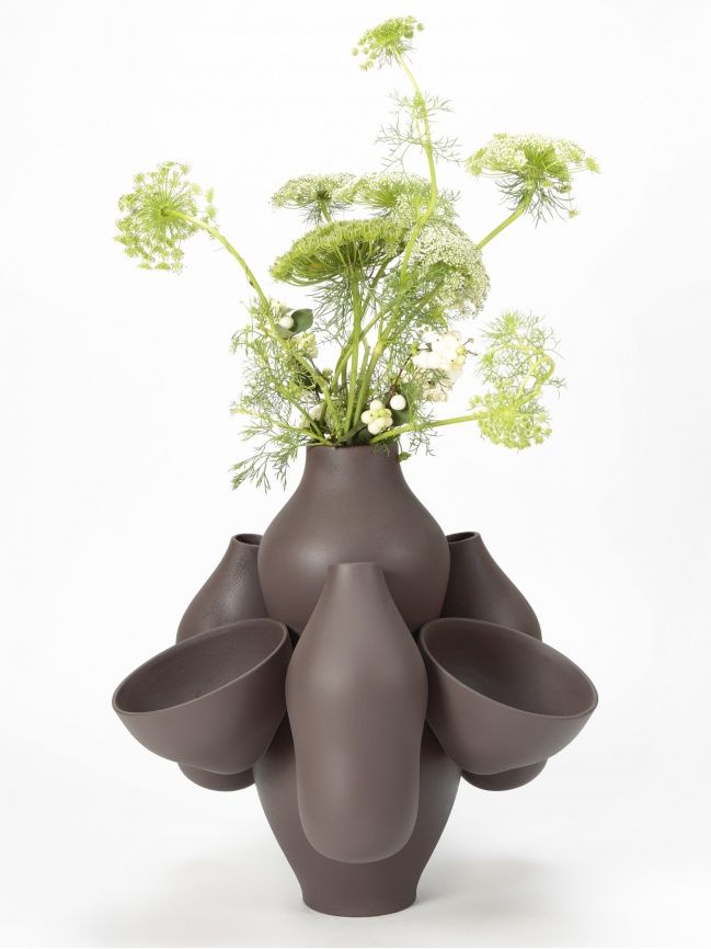 Ваза Moustache Allpa Vase JBF06 Grey