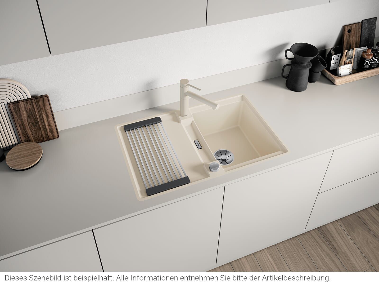 Кухонный смеситель Blanco Alta II PVD Steel 527529