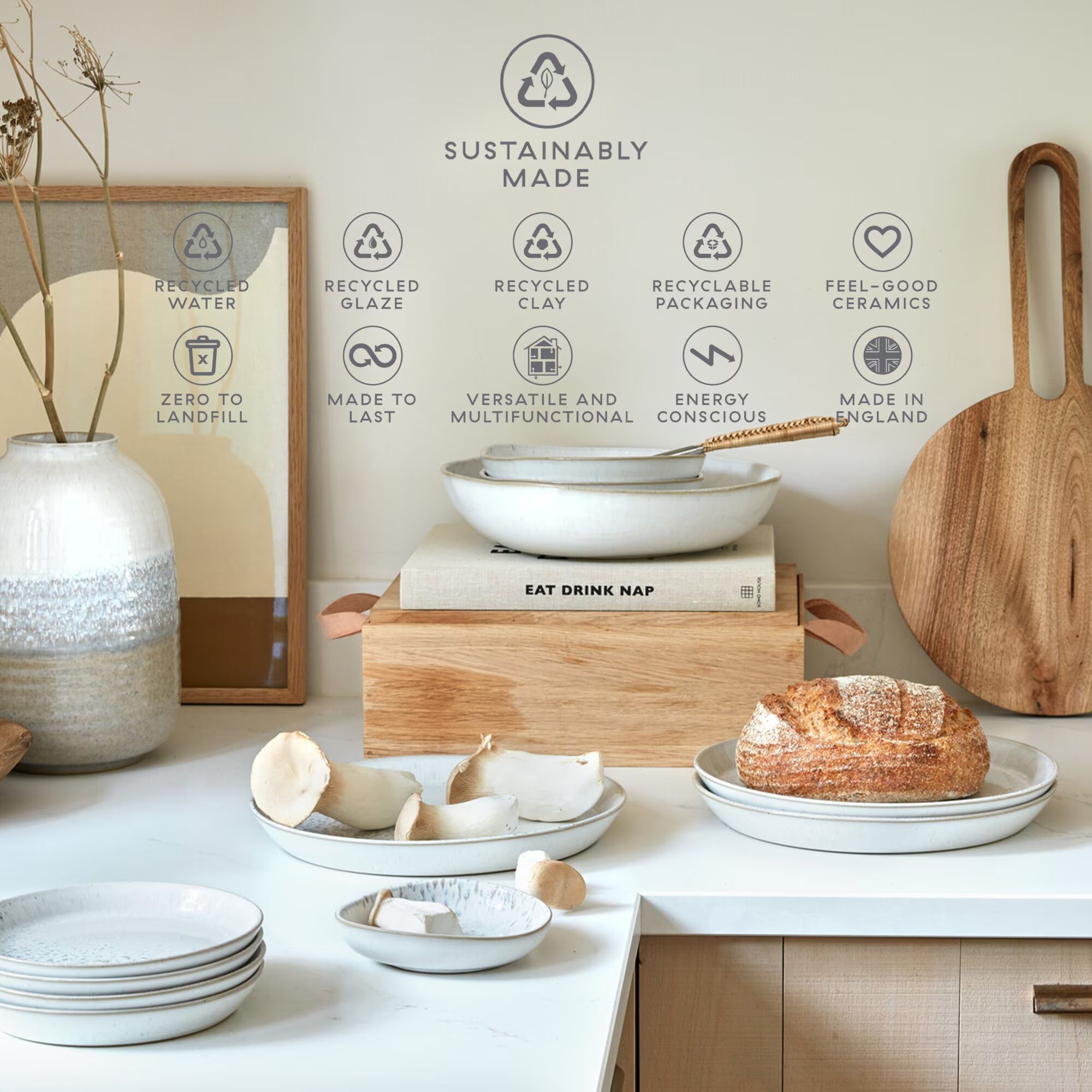 Тарелка десертная Denby Kiln Small Plate 462010003