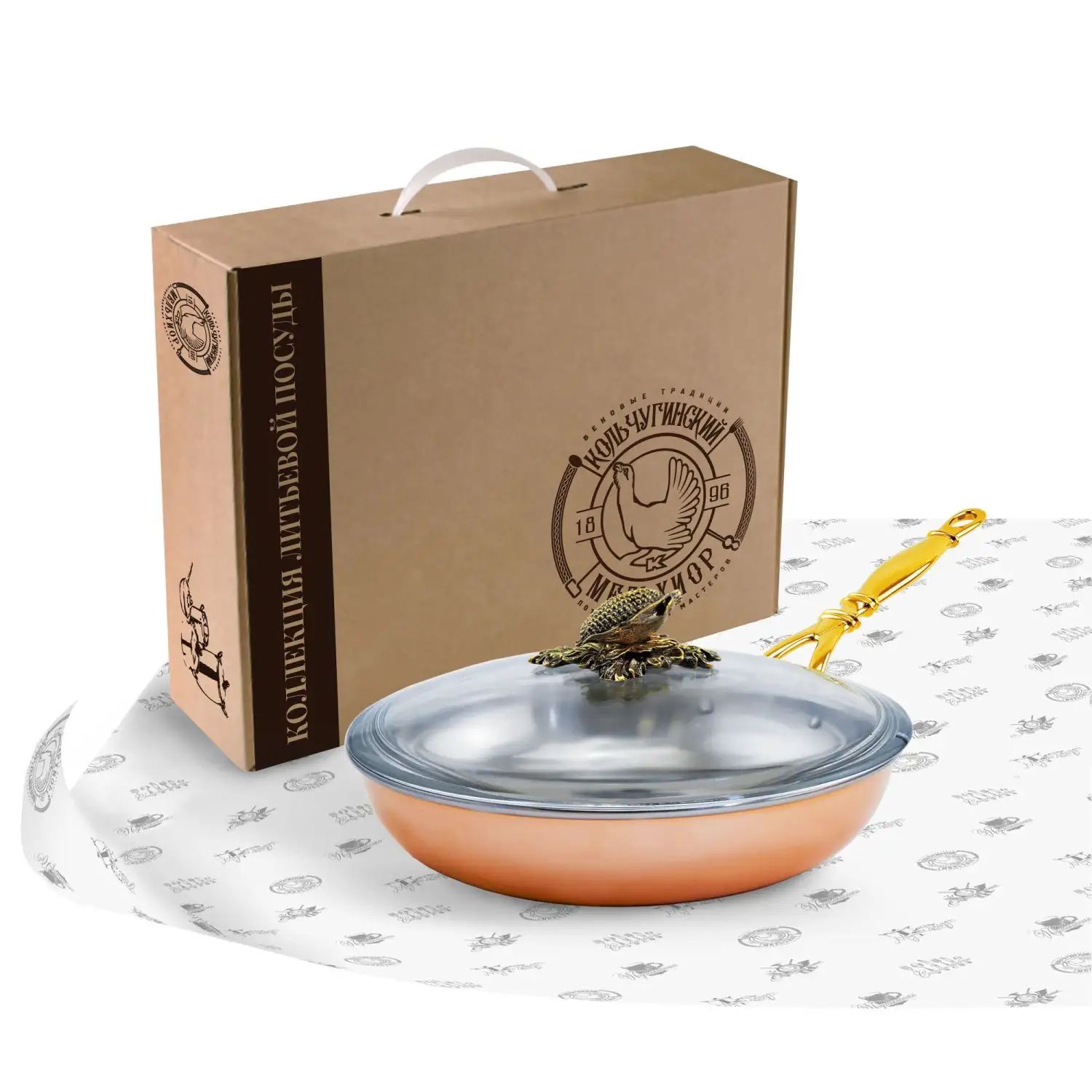 Сковорода с крышкой Кольчугинский Мельхиор KM111761