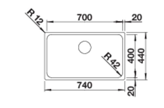 Кухонная мойка Blanco Solis 700-IF InFino 526126