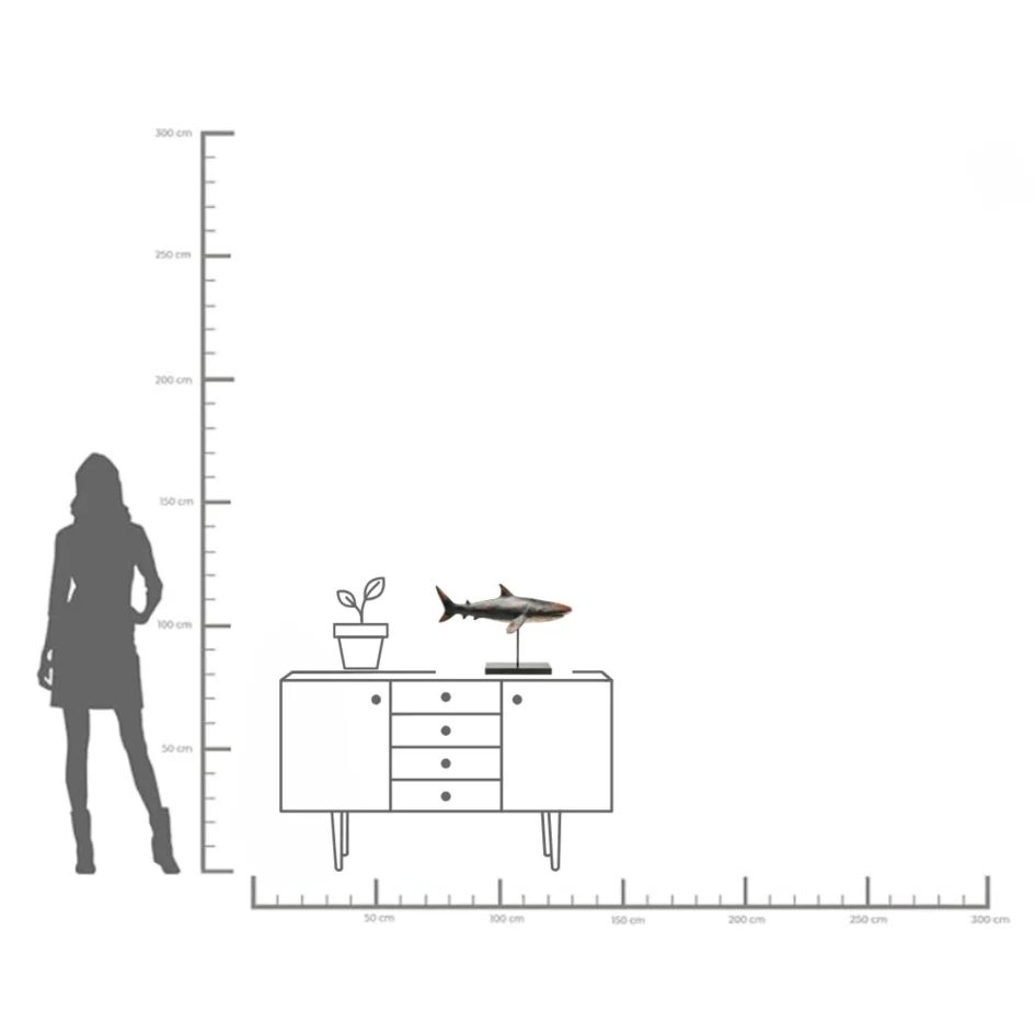 Фигурка KARE Deko Figur Shark Base 30380