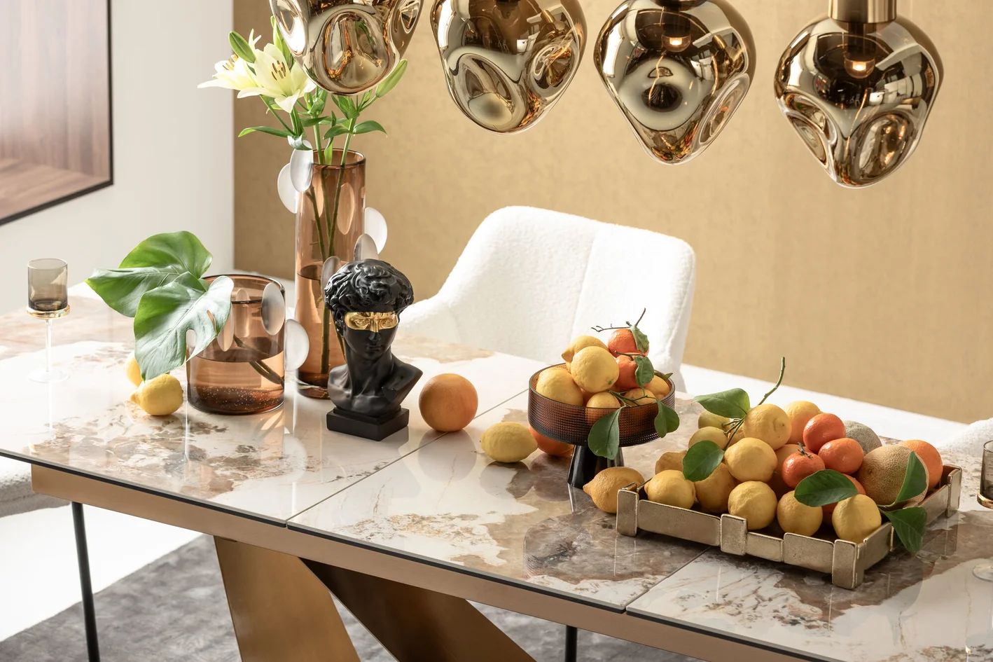 Подвесной светильник KARE Hängeleuchte Supernova Amber 56424