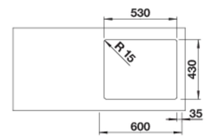 Кухонная мойка Blanco Solis 500-IF InFino 526123