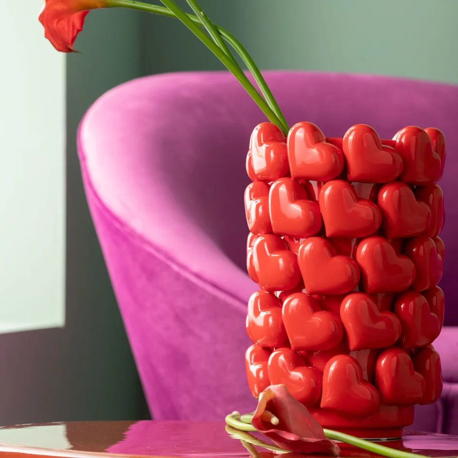 Ваза KARE Vase Hearts 56566
