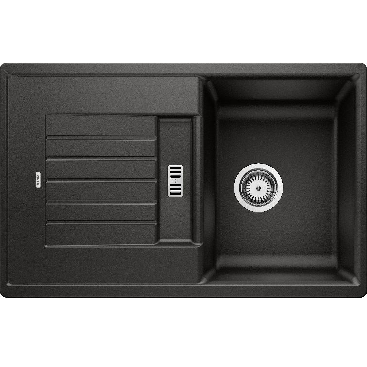 Кухонная мойка Blanco Zia 45S Silgranit Black 526013