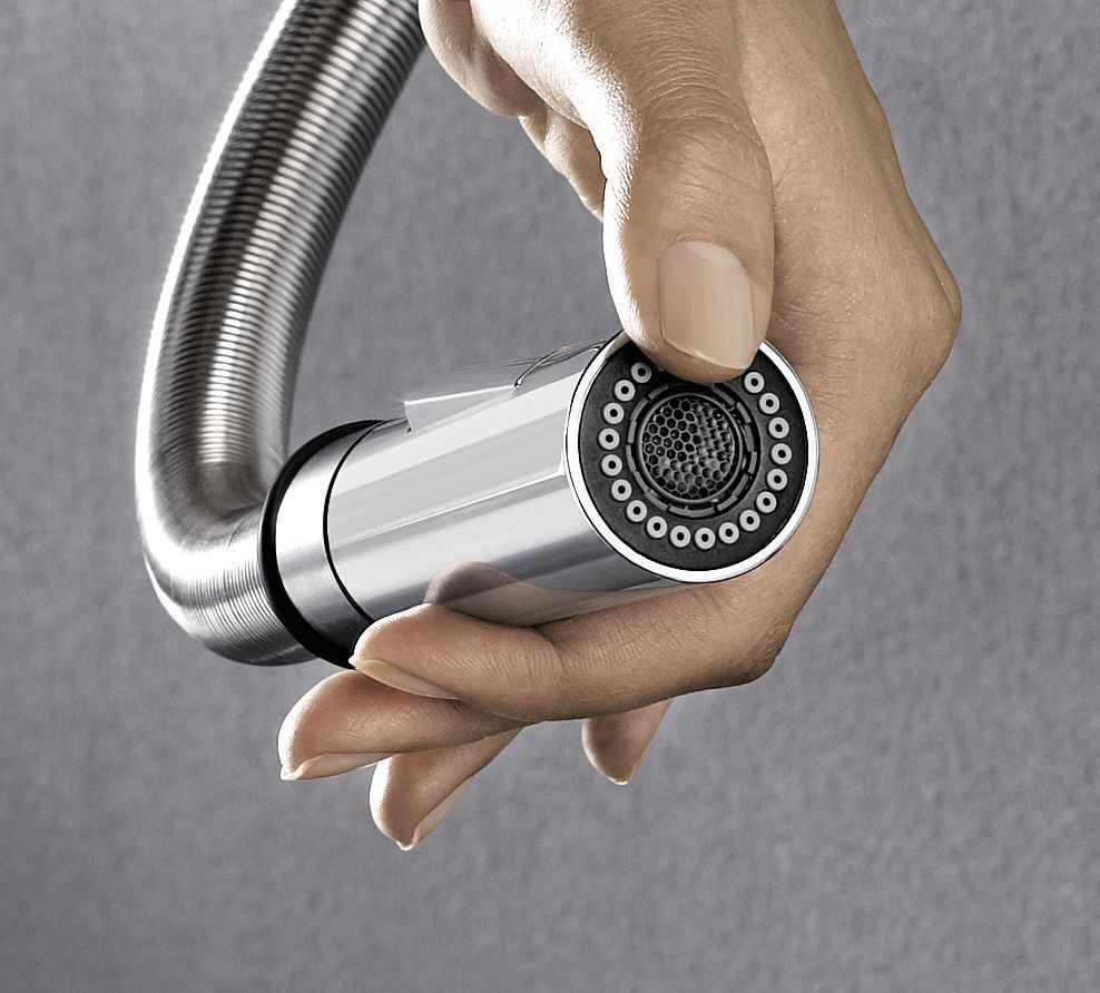 Кухонный смеситель Blanco Culina-S Stainless Steel 517598