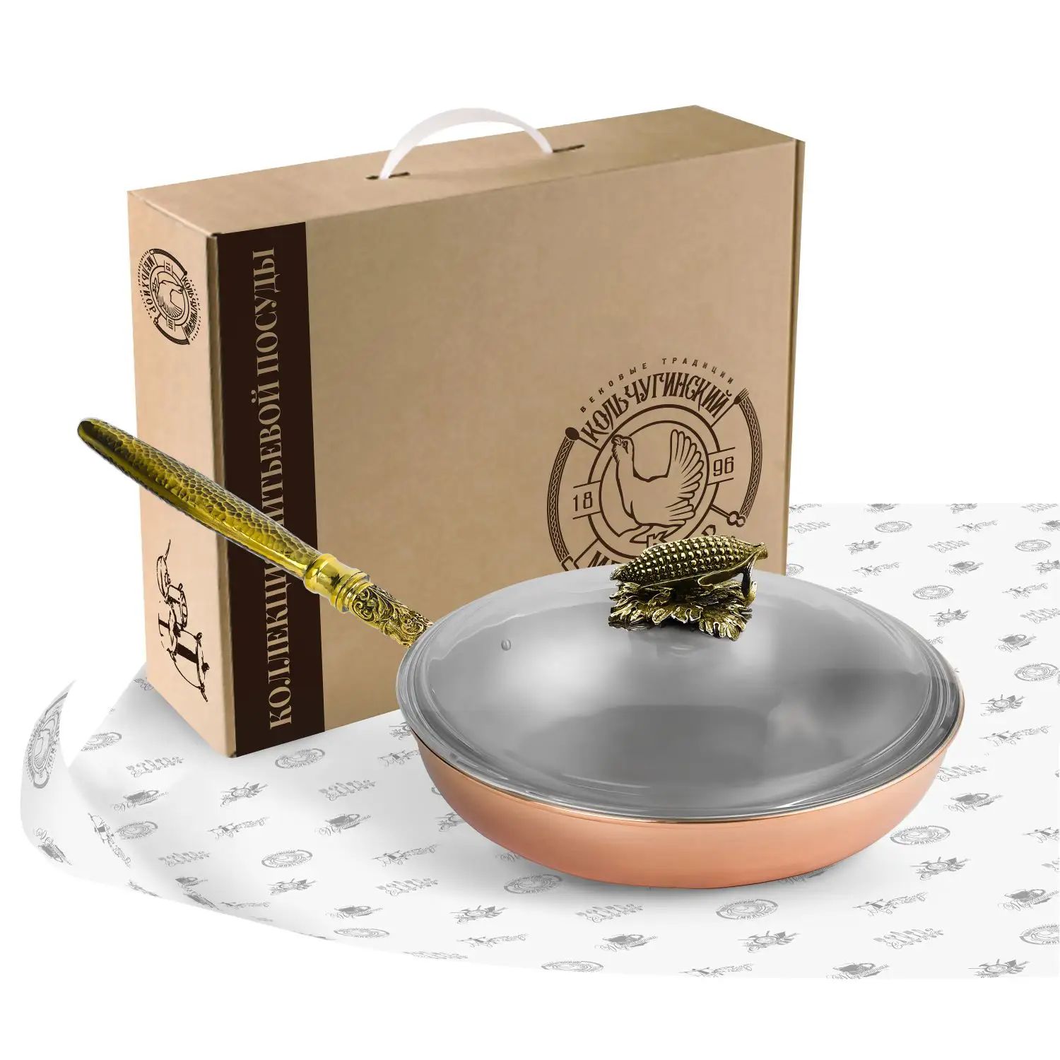 Сковорода с крышкой Кольчугинский Мельхиор KM111763