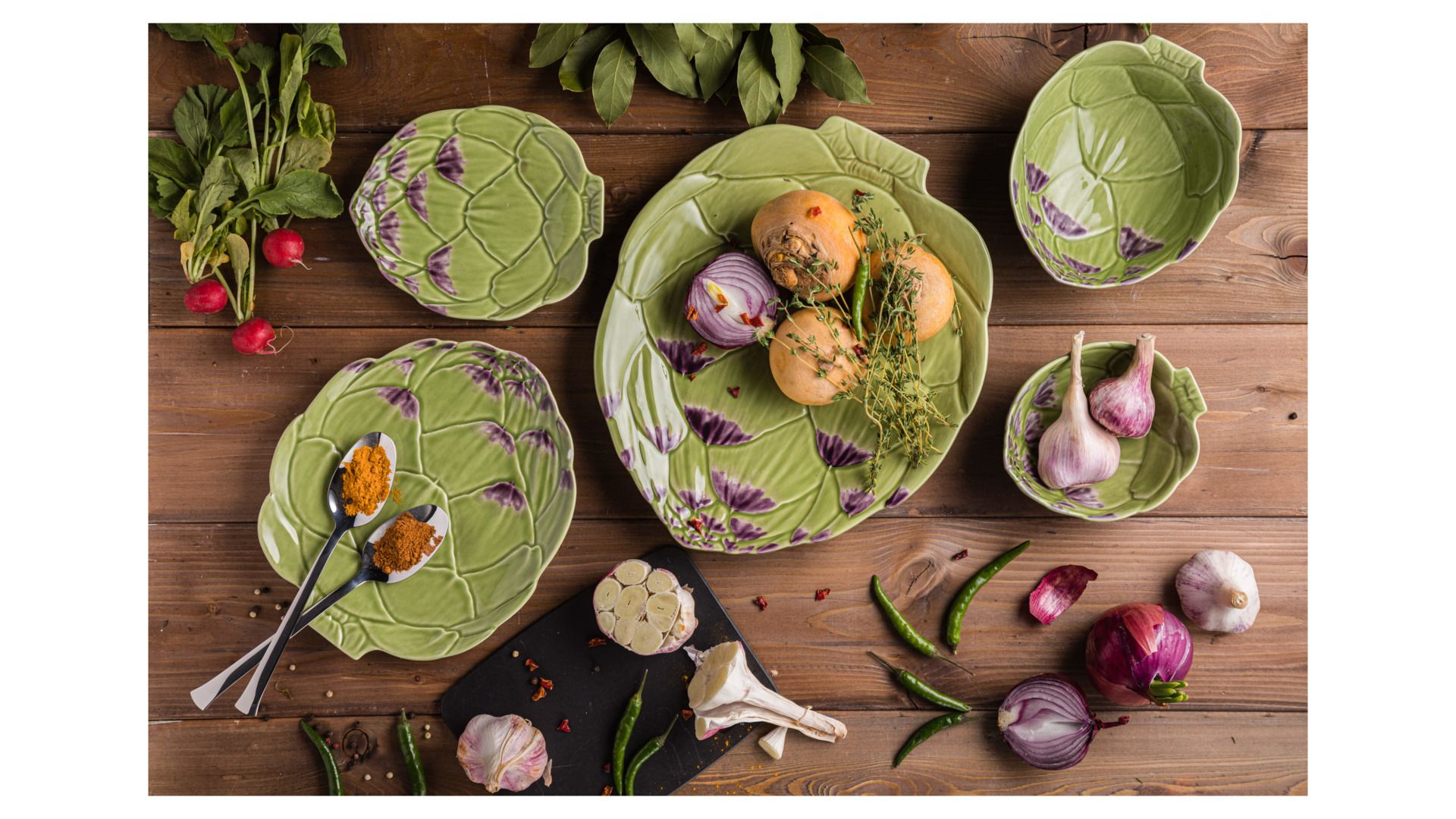 Салатник Bordallo Pinheiro Artichoke Large Bowl 65024071