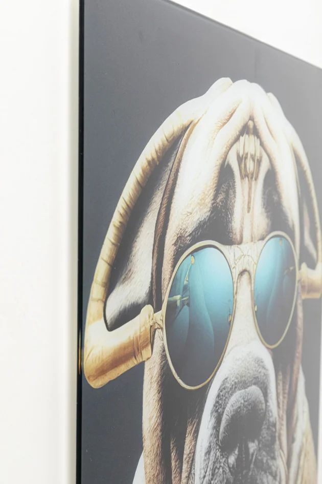 Картина KARE Glasbild Fashion Dog 57008