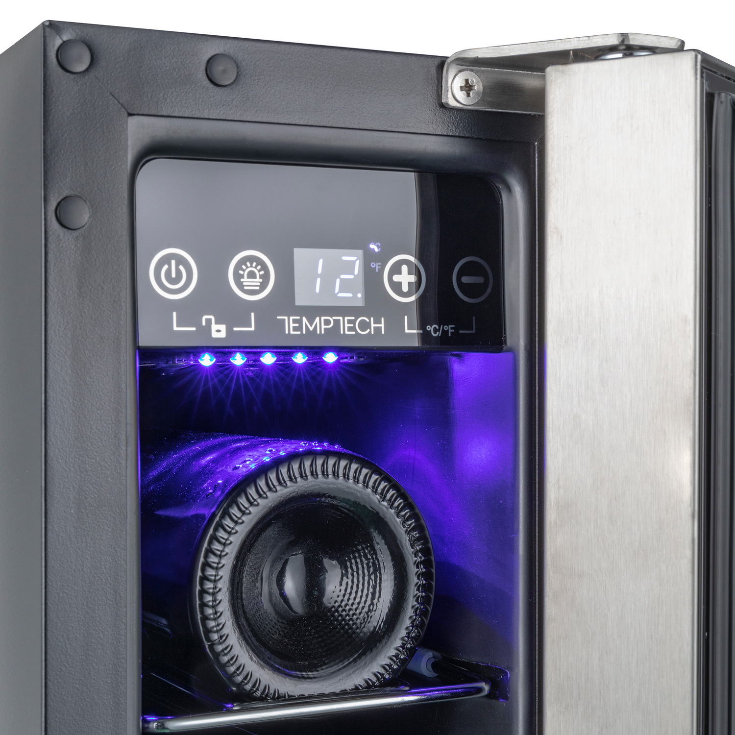 Винный шкаф Temptech WPQ15SCB Premium