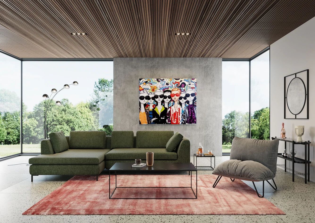 Ваза KARE Vase Face Pot 51689