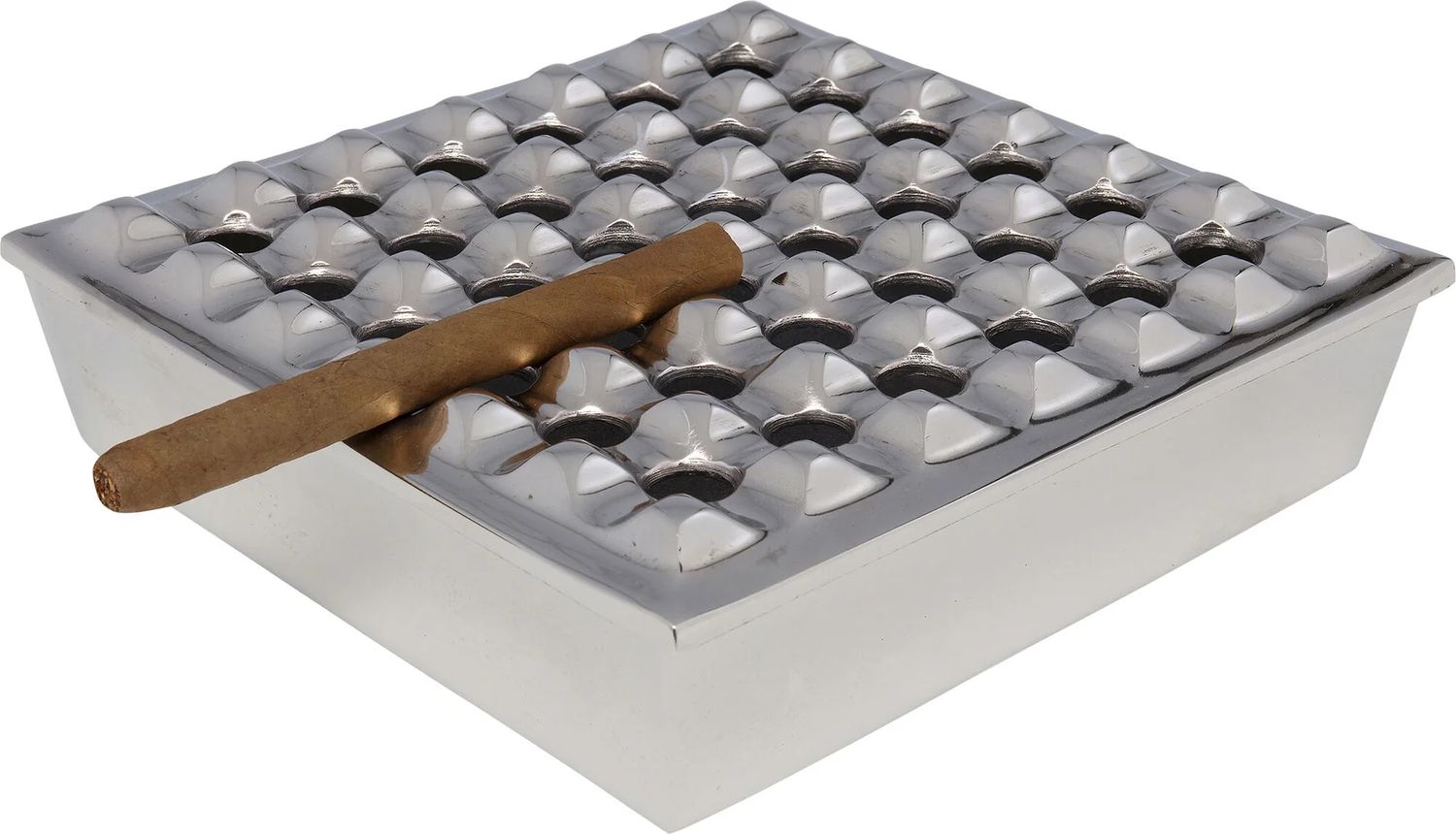 Пепельница KARE Ascher Soho Square Silber 61675