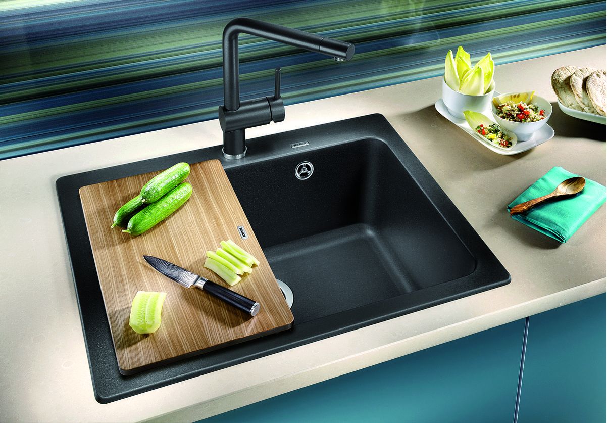 Кухонная мойка Blanco Naya 6 Silgranit Black 525941