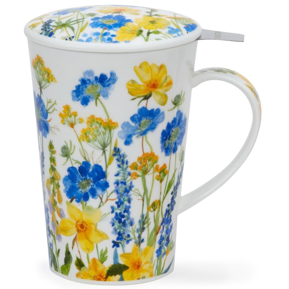 Кружка Dunoon Shetland Blue Flowers Lawn Mug 78670698
