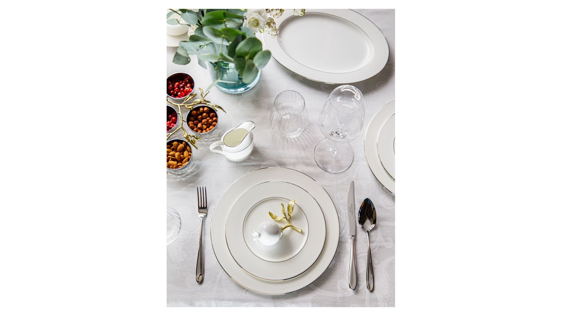 Тарелка обеденная Narumi Caviar White NAR-52457-5462