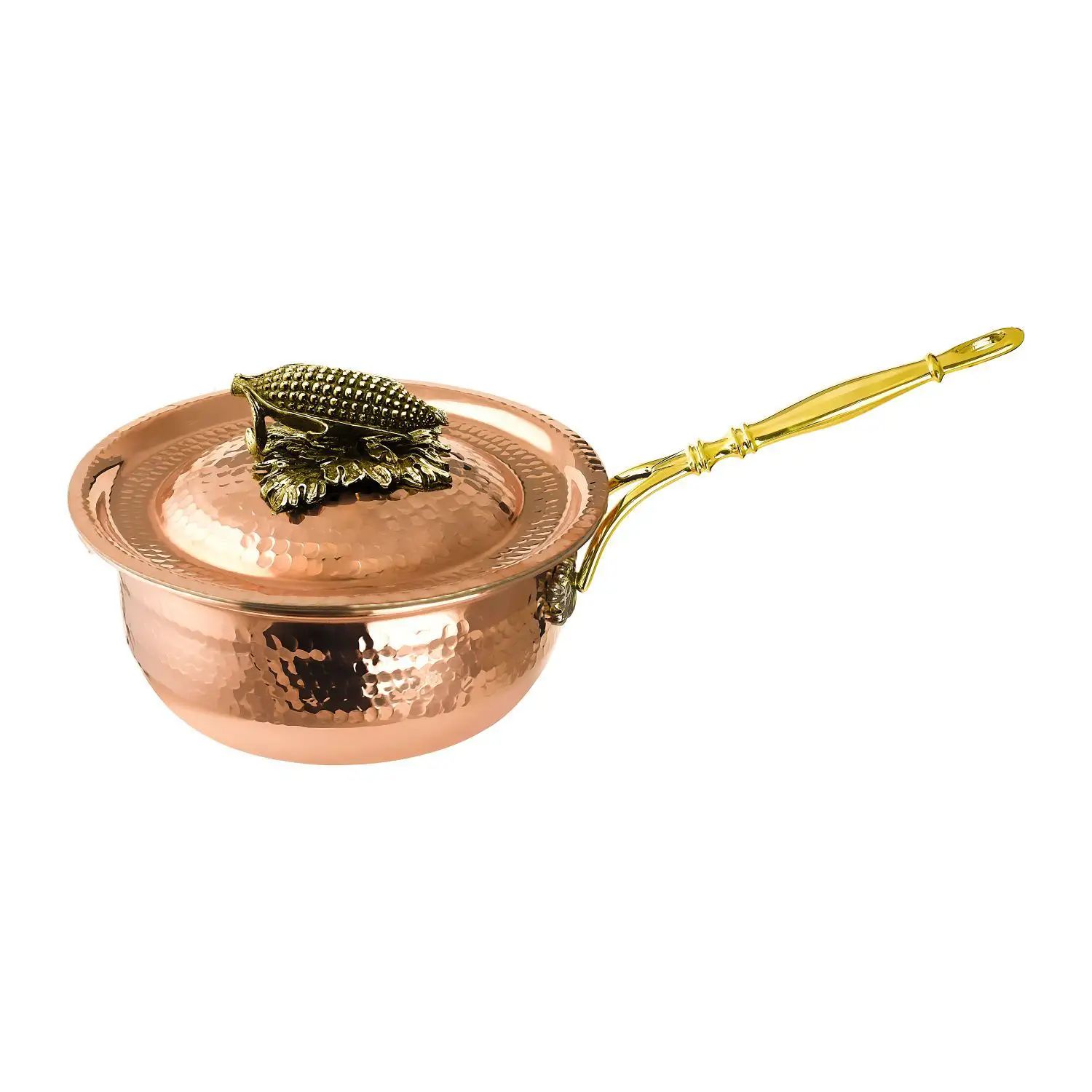 Ковш с крышкой Кольчугинский Мельхиор KM111765