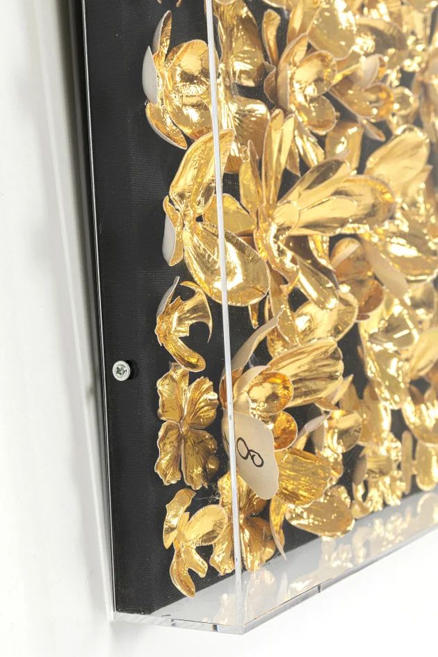 Панно настенное KARE Deko Rahmen Gold Flower 51626