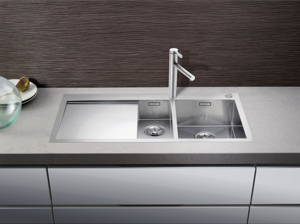 Кухонный смеситель Blanco Linee-S Galvanic Chrome 517591